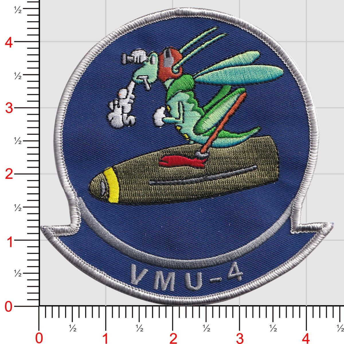 Officially Licensed USMC VMU-4 Throwback Patch