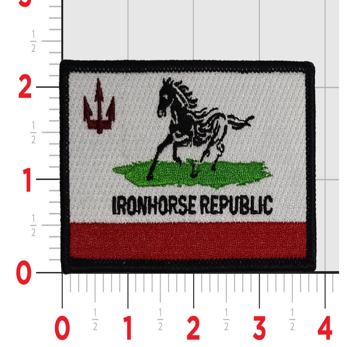 Official HMH-461 Ironhorse Republic Flag Patch