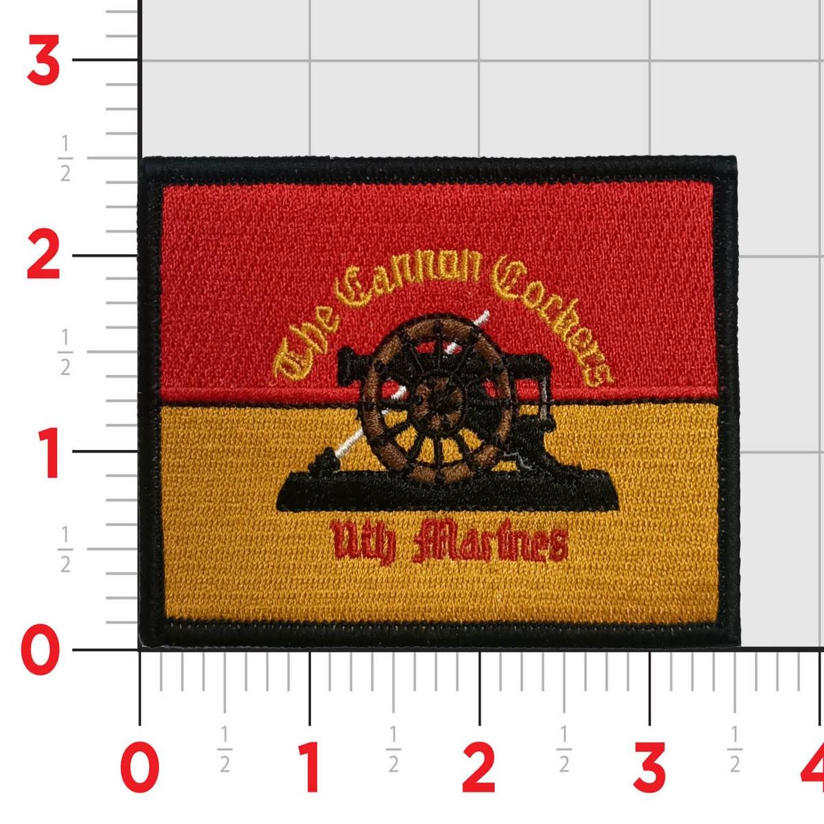 Officially Licensed 11th Marines Cannon Cockers Patch
