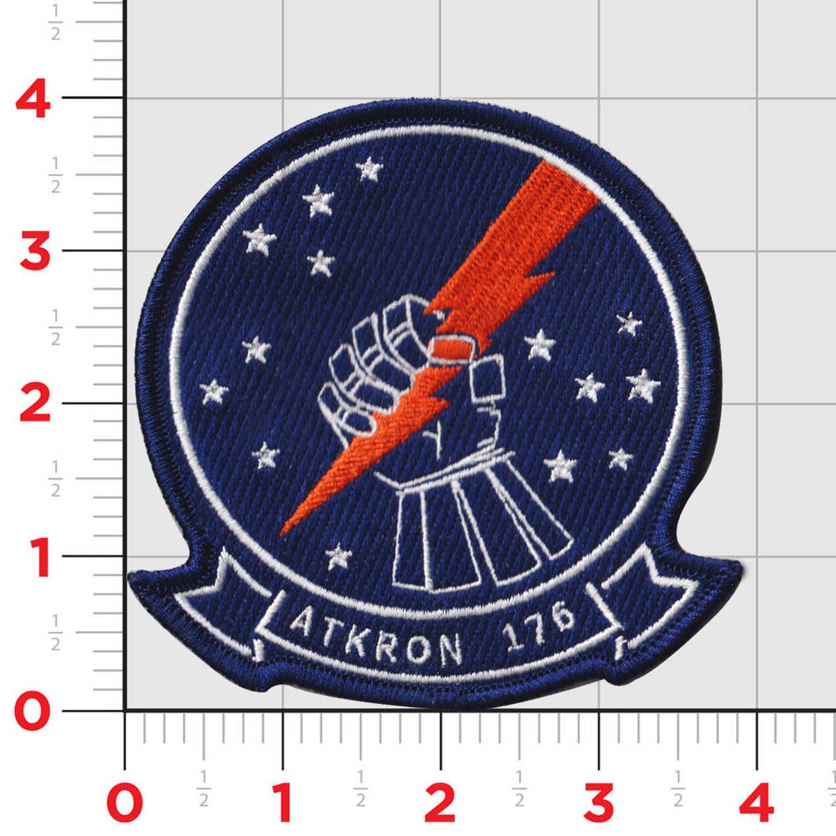 Officially Licensed US Navy VA-176 Thunderbolts Patch