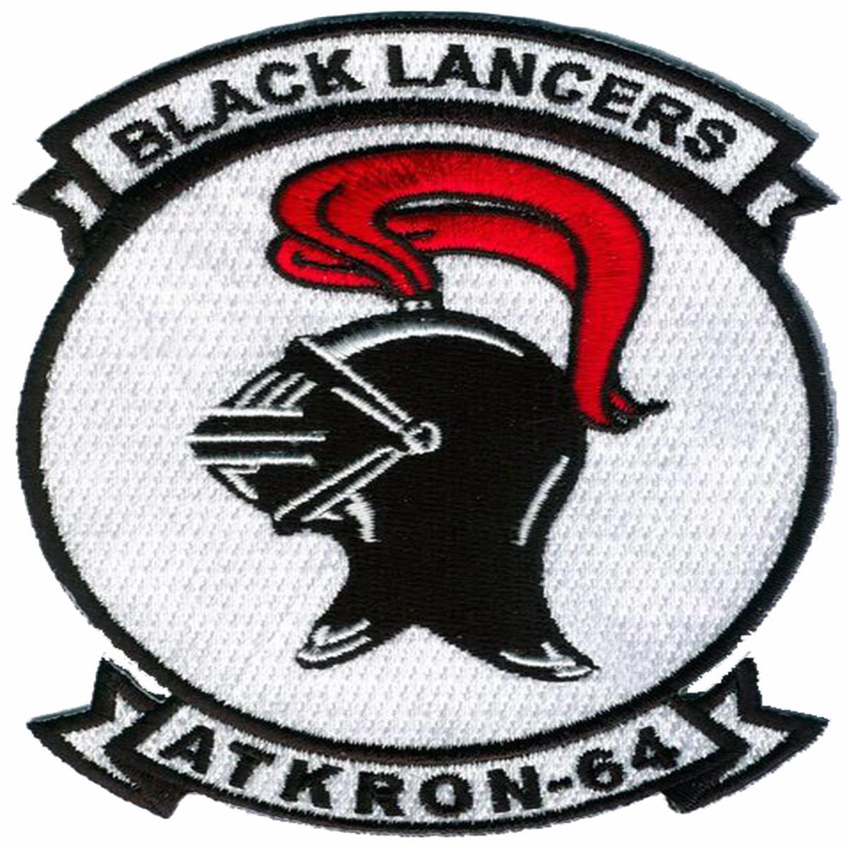 Officially Licensed US Navy VA-64 Black Lancers Patch
