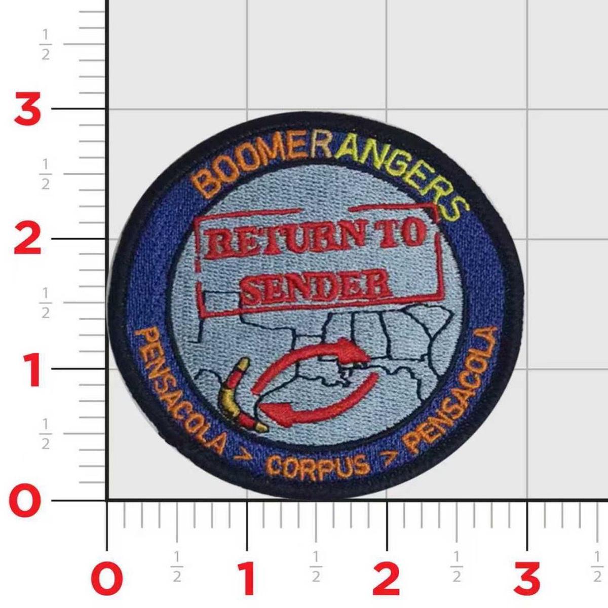 VT-27 Boomrangers Return to Sender Patch