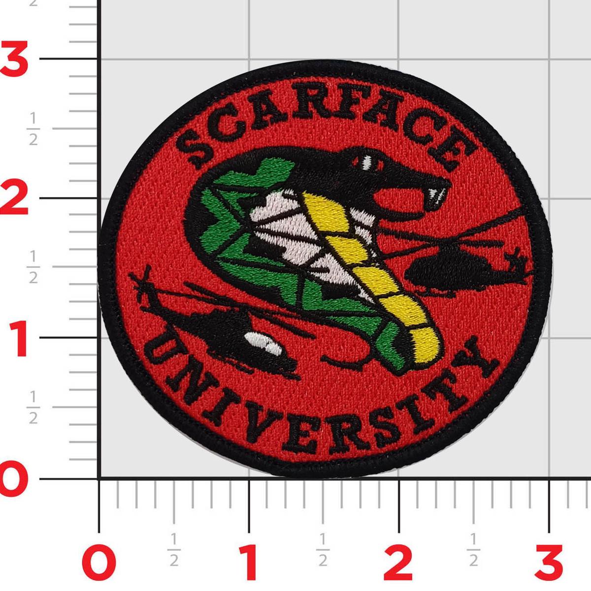 Official HMLA-367 Scarface University Patch