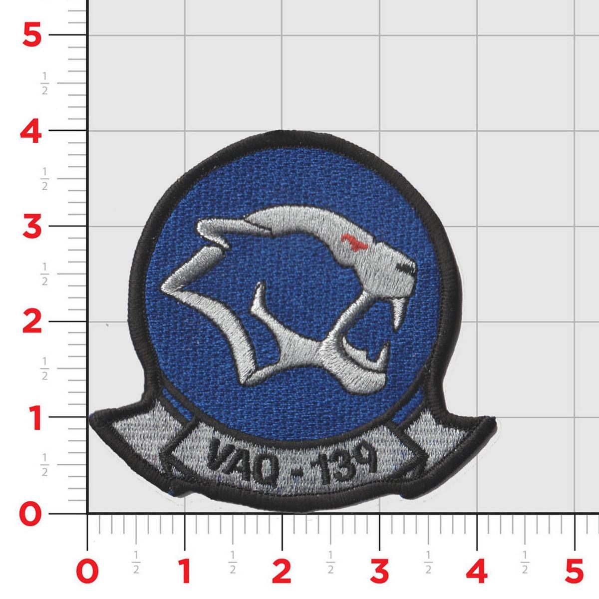 Officially Licensed US Navy VAQ-139 Cougars Chest Patch