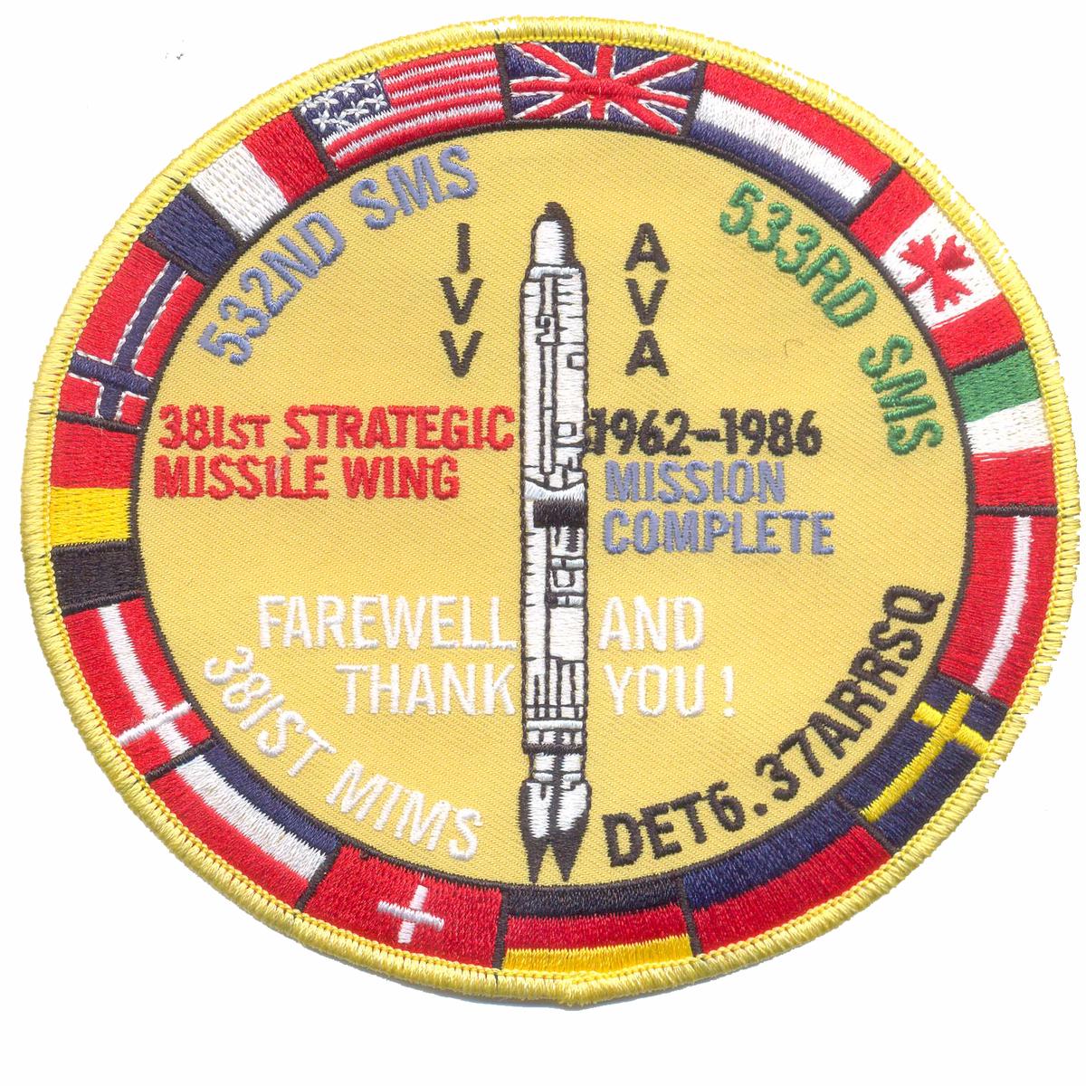 USAF 532nd SMS Patch