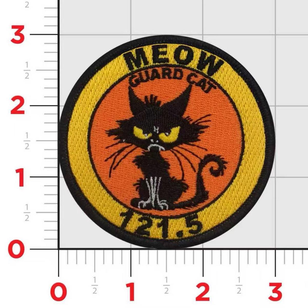 Guard Cat Meow on 121.5 Patch