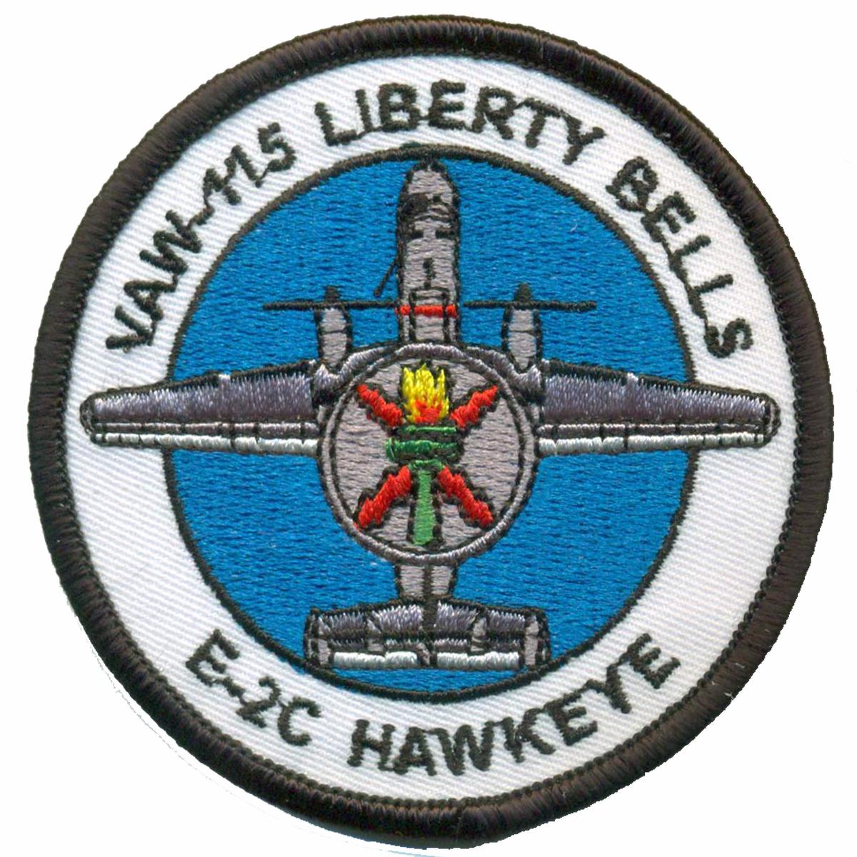 Official US Navy VAW-115 Liberty Bells E-2 Hawkeye Patch