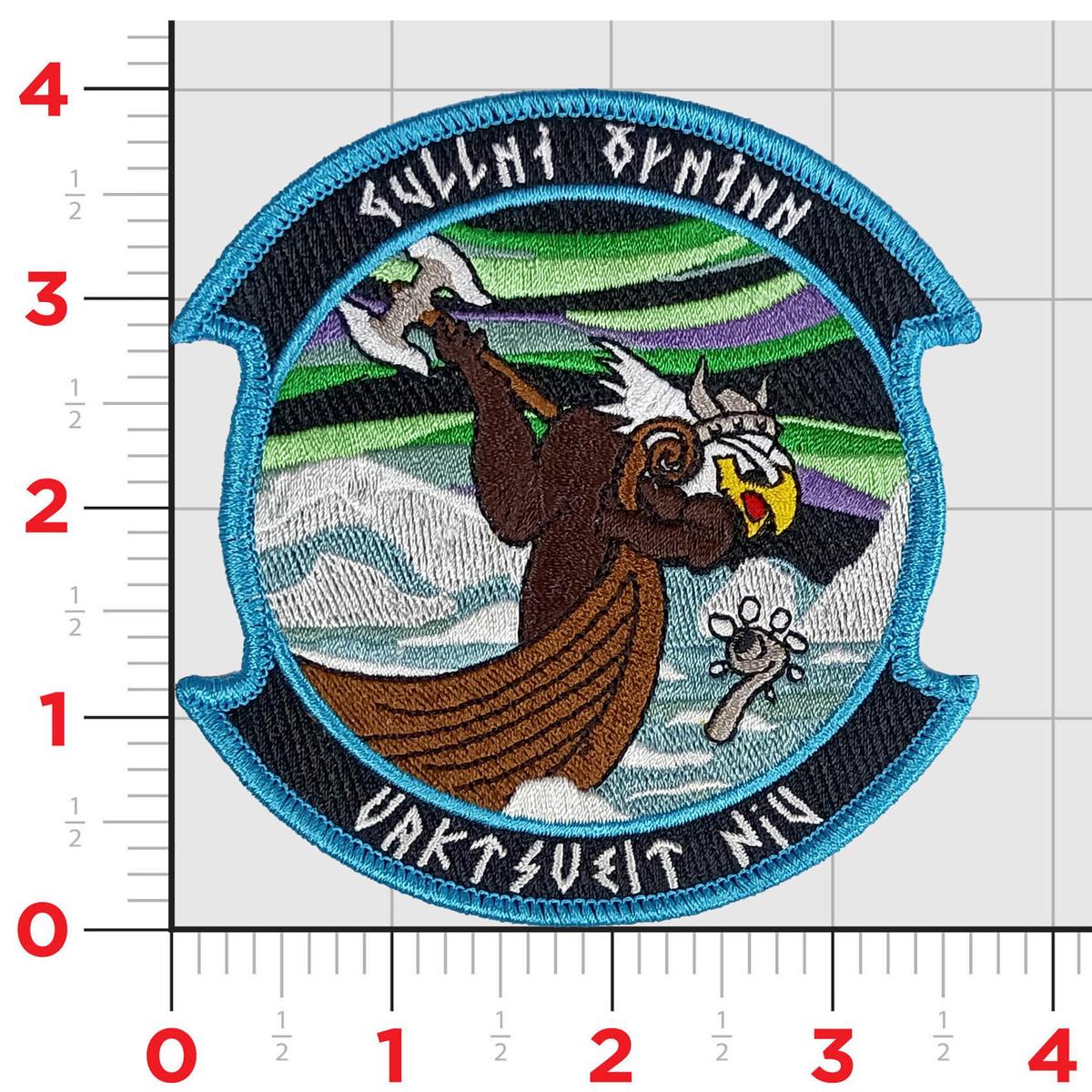 Official VP-9 Golden Eagles Iceland DET Patch