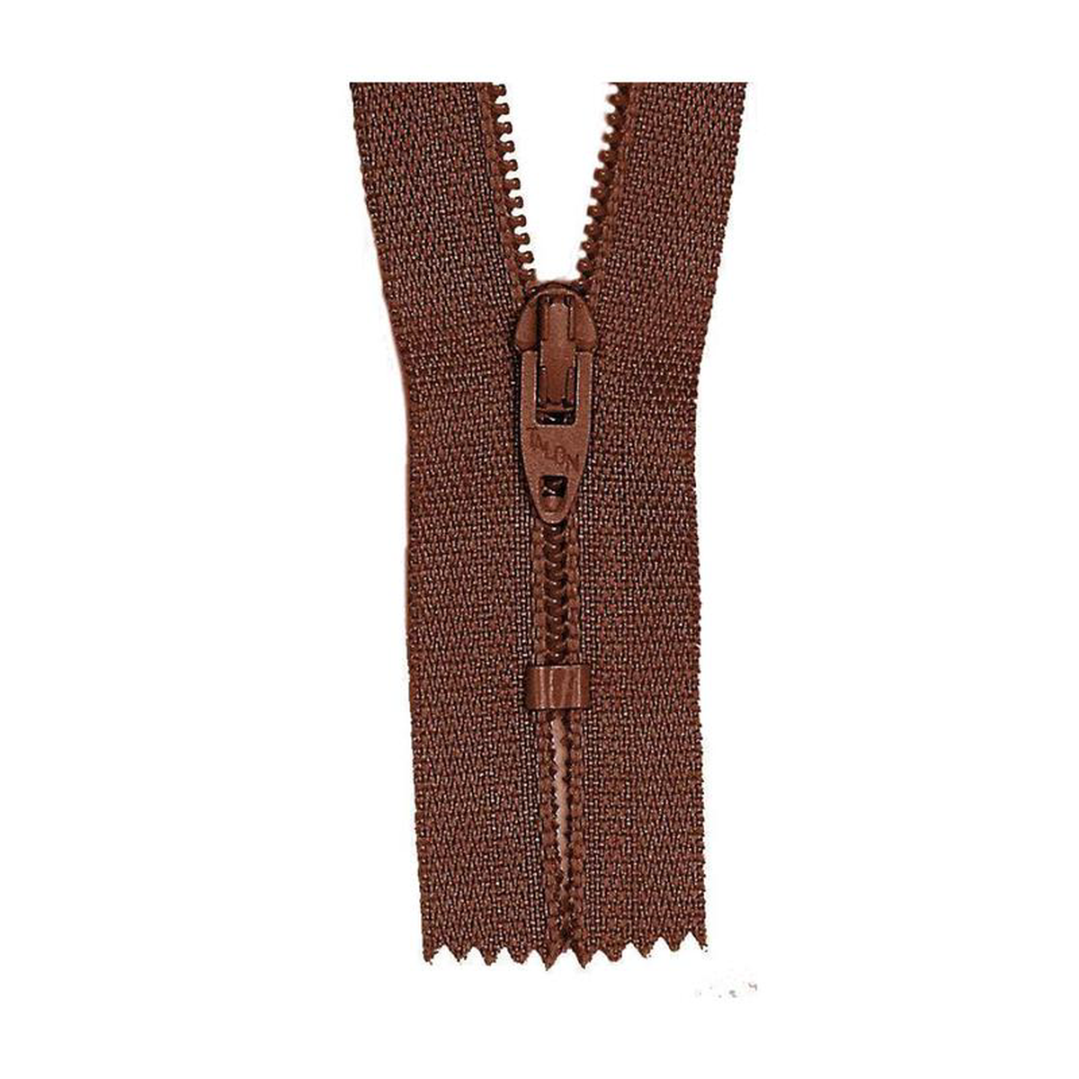 25 Coil Brown 98221 YKK Closed End Zipper Nylon