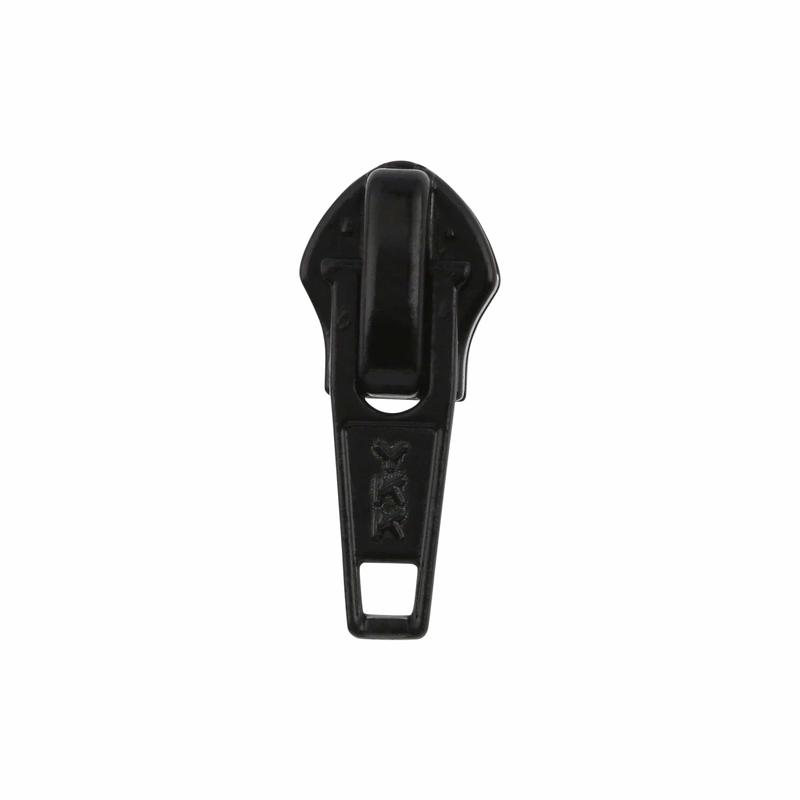#8 Black, Coil, YKK Auto Lock Zipper Slider, Zinc Alloy