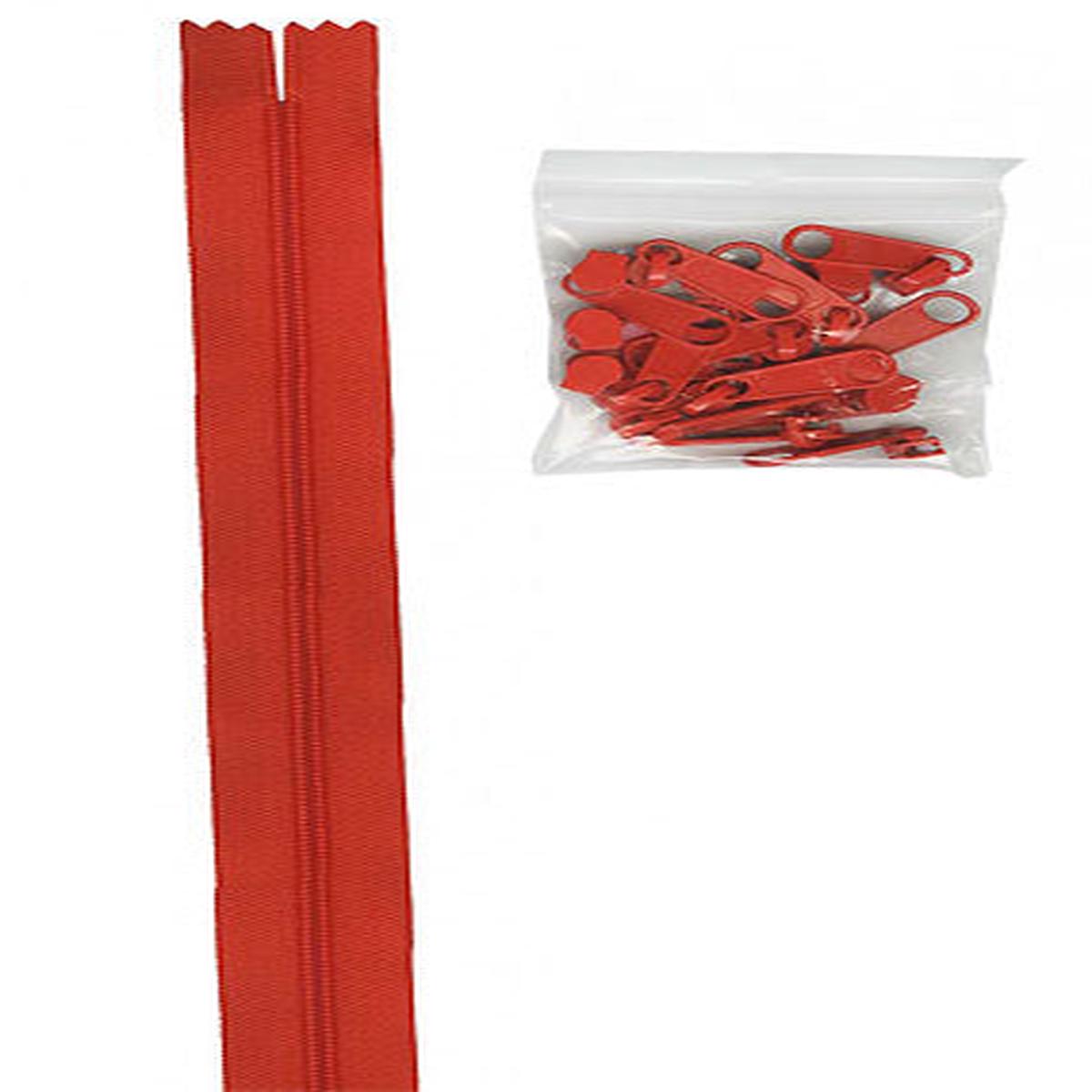 Zippers by the Yard - Tangerine