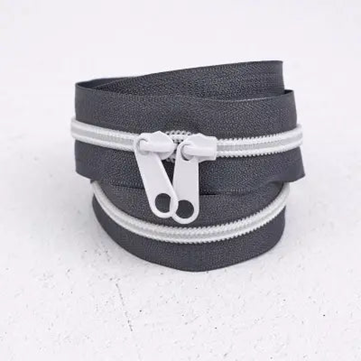 40in Handbag Zipper Ash