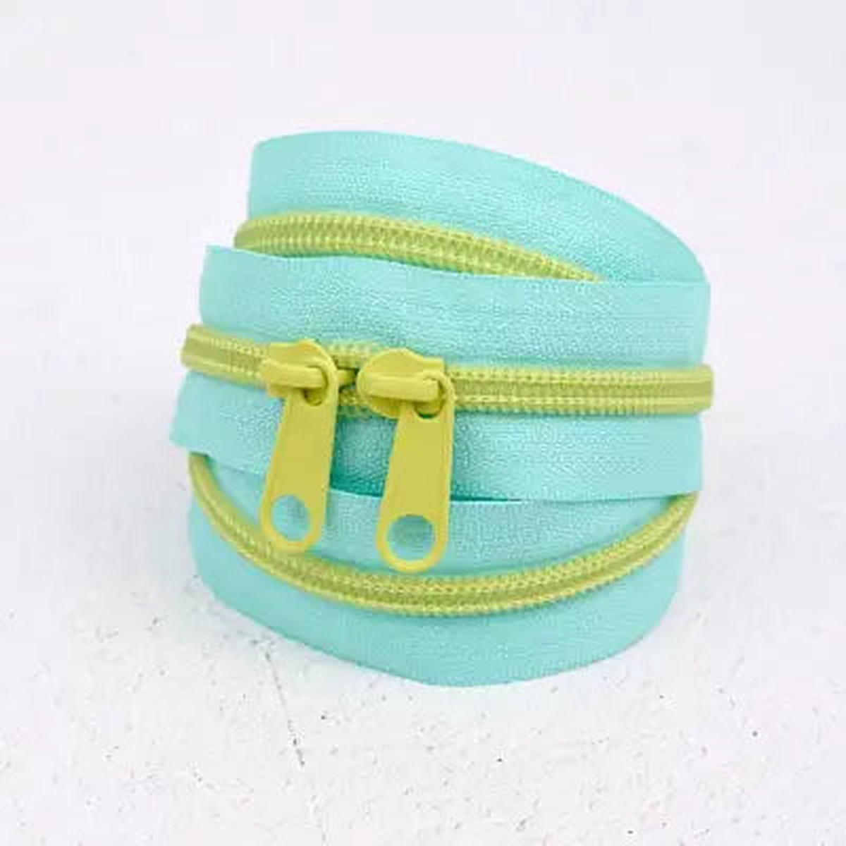 40in Handbag Zipper Lime Splash