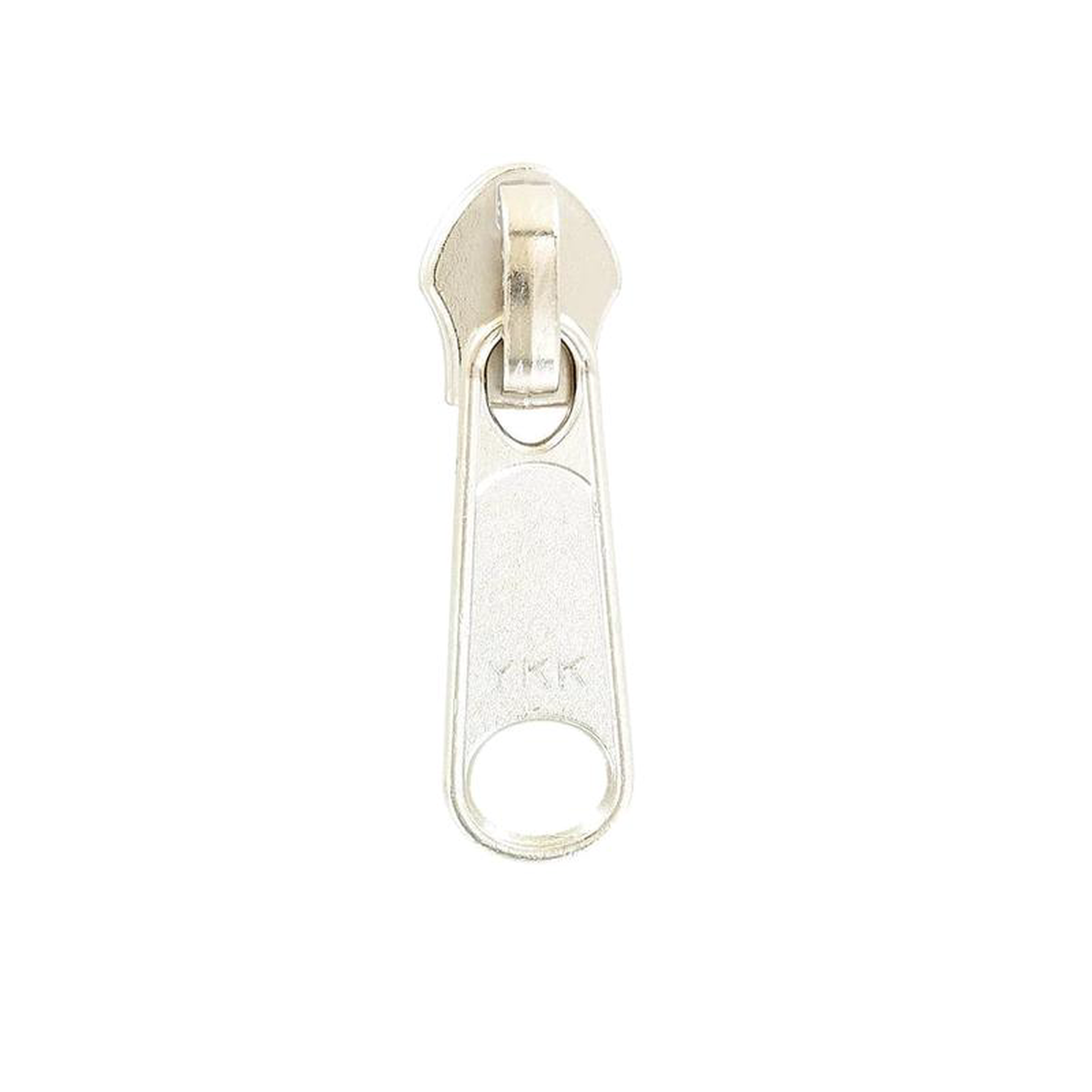 5 Nickel Coil YKK Long Tab Semi-Swivel Zipper Slider Zinc Alloy