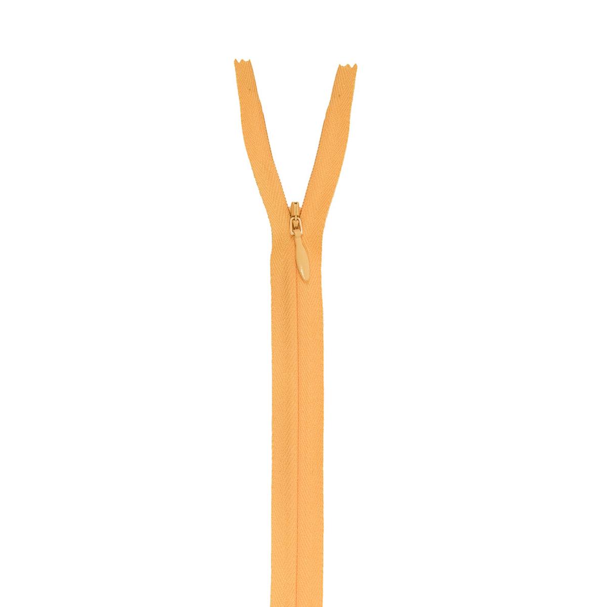 Invisible Zipper 9" by YKK - 507 Orange Yellow