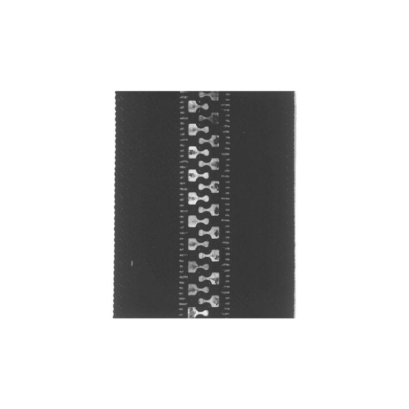 #10 Black, YKK Vislon Zipper Chain Tape with Black Plastic Teeth