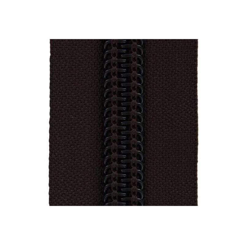 #10 Brown, YKK Coil Chain Zipper Tape, Nylon