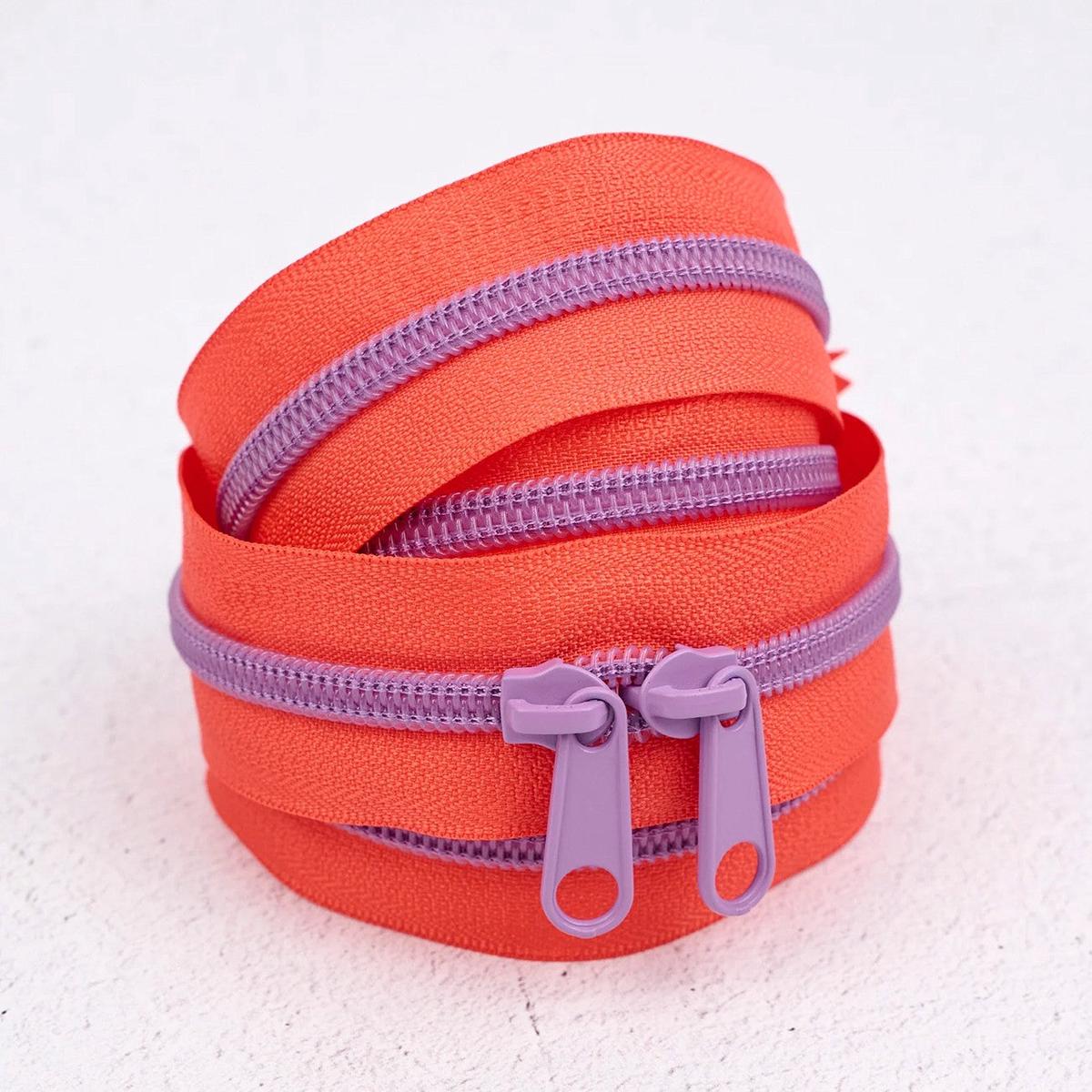 4 Yard Handbag Zipper Lavender Citrus