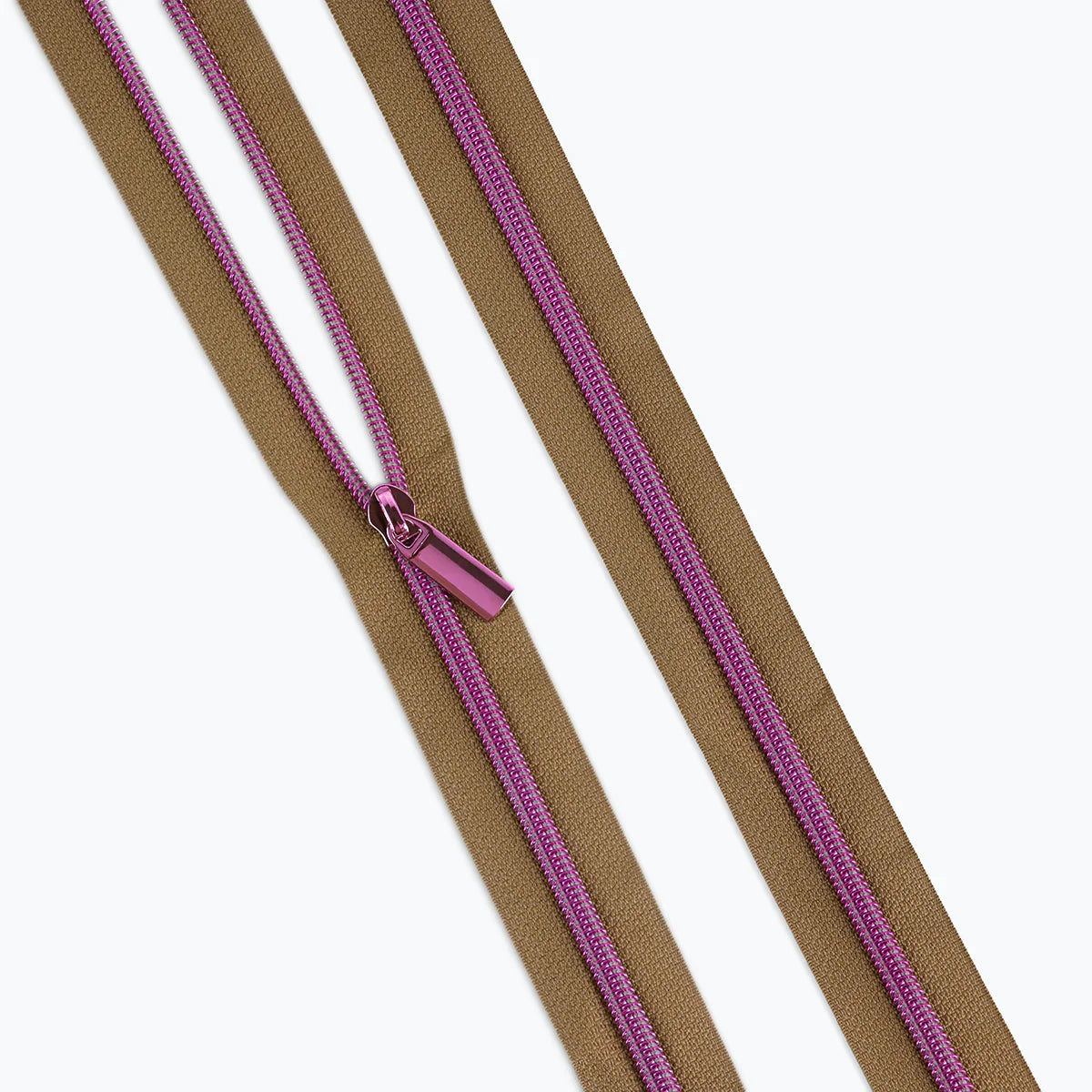 Tula Pink Nylon Coil Zippers - Natural
