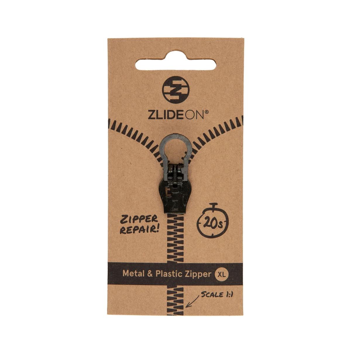 ZlideOn Replaceable Metal & Plastic Zipper XXL