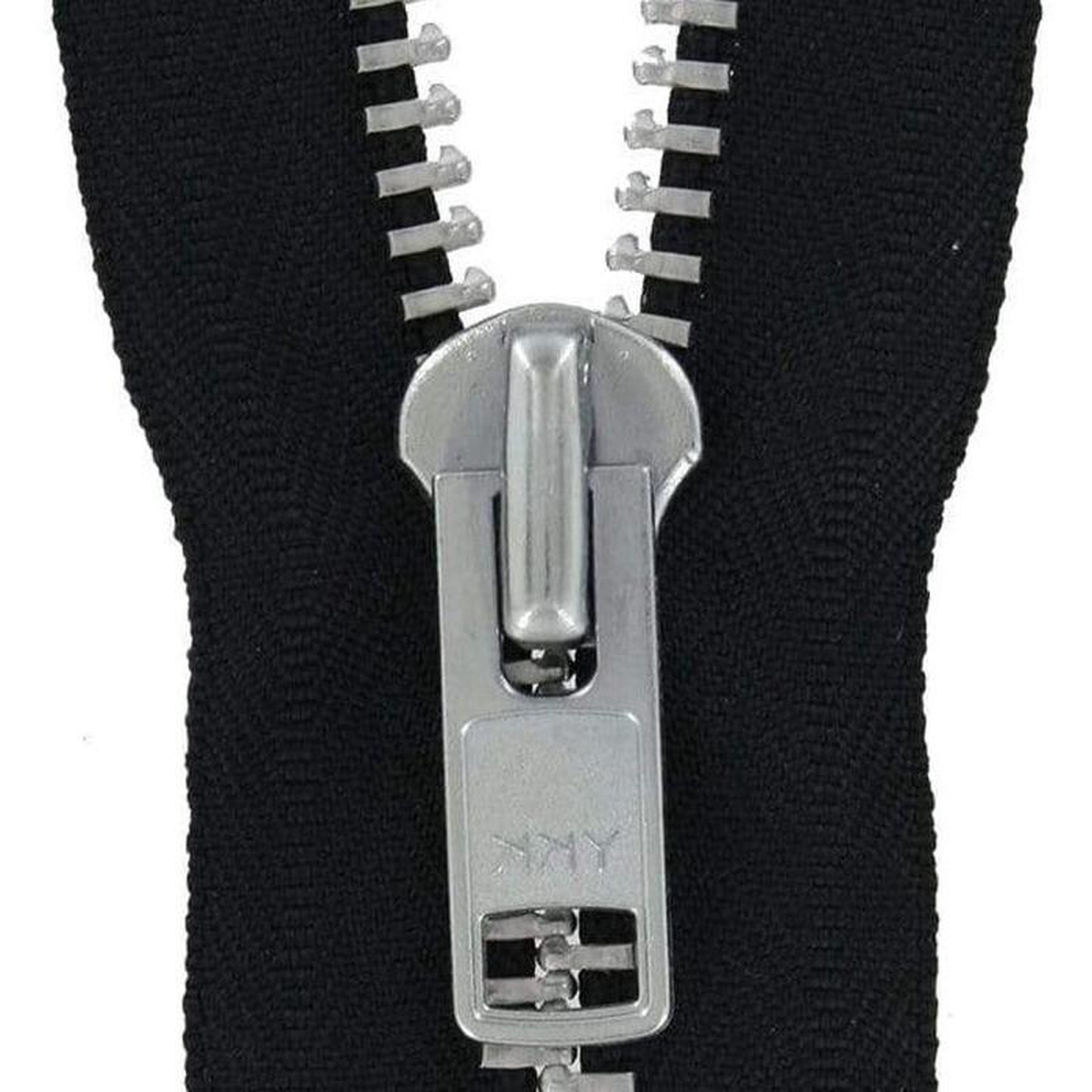 10 Metal Black 368221 YKK Separating Jacket Zipper with Aluminum Teeth