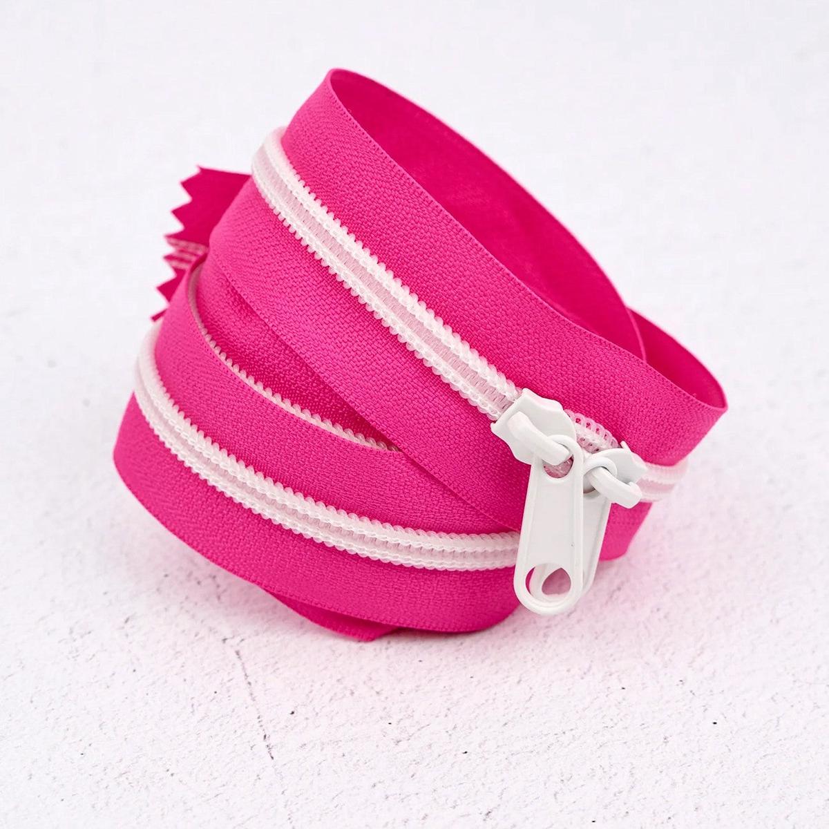 4 Yard Handbag Zipper Acid Pink