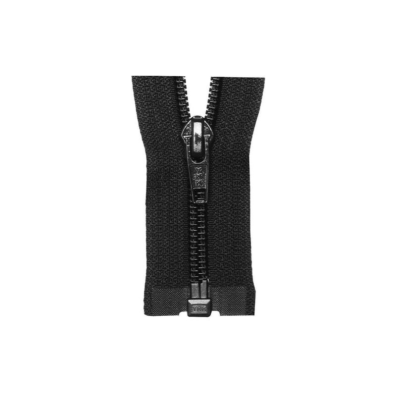 #5 Coil, Black, 26" YKK Separating Jacket Zipper, Nylon