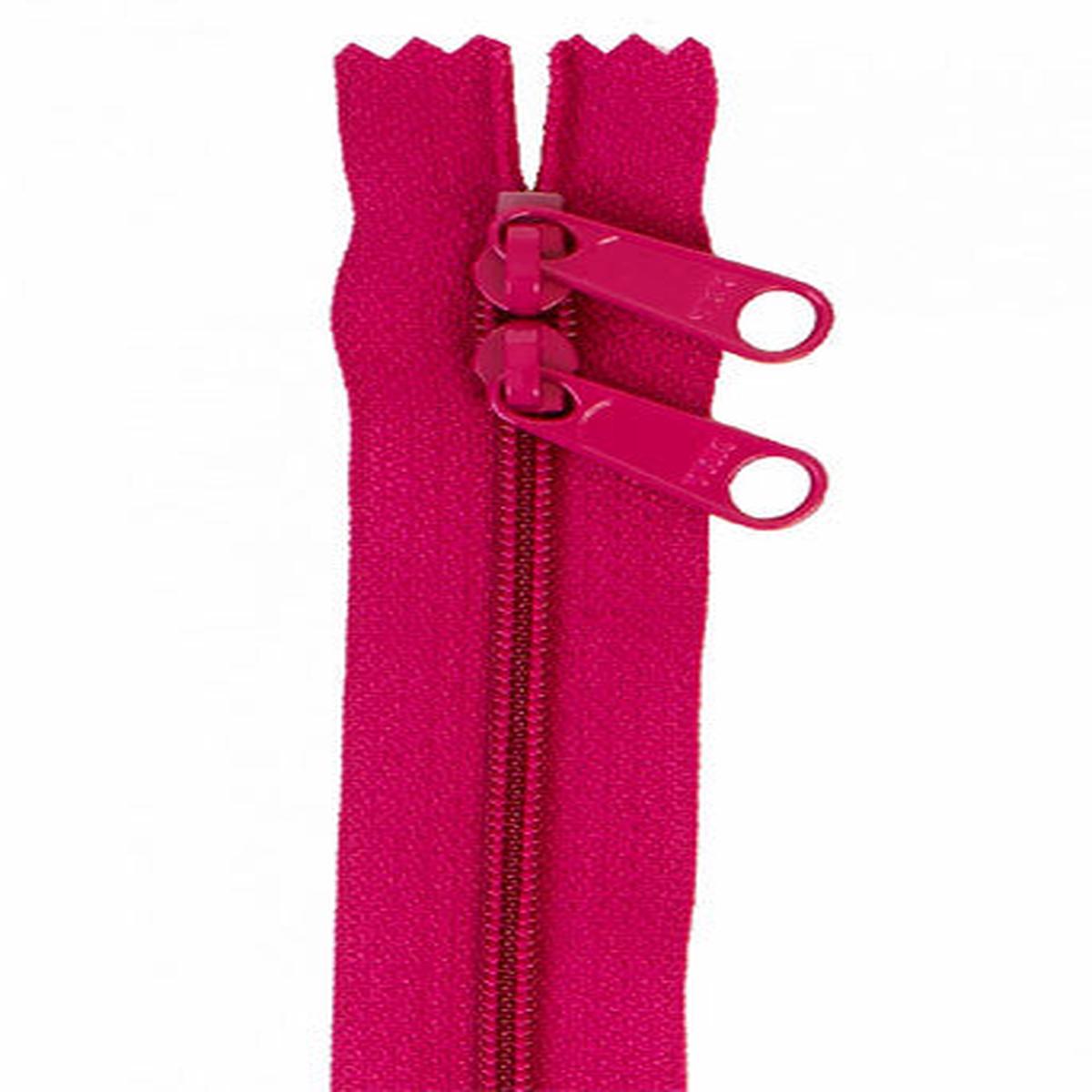 40 Inch Double Slide Nylon Coil Zipper #4.5 from By Annie - Crazy Plum
