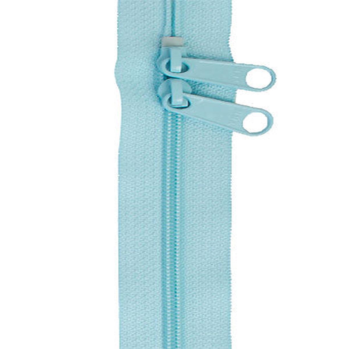 40 Inch Double Slide Nylon Coil Zipper #4.5 from By Annie - Robin's Egg Blue