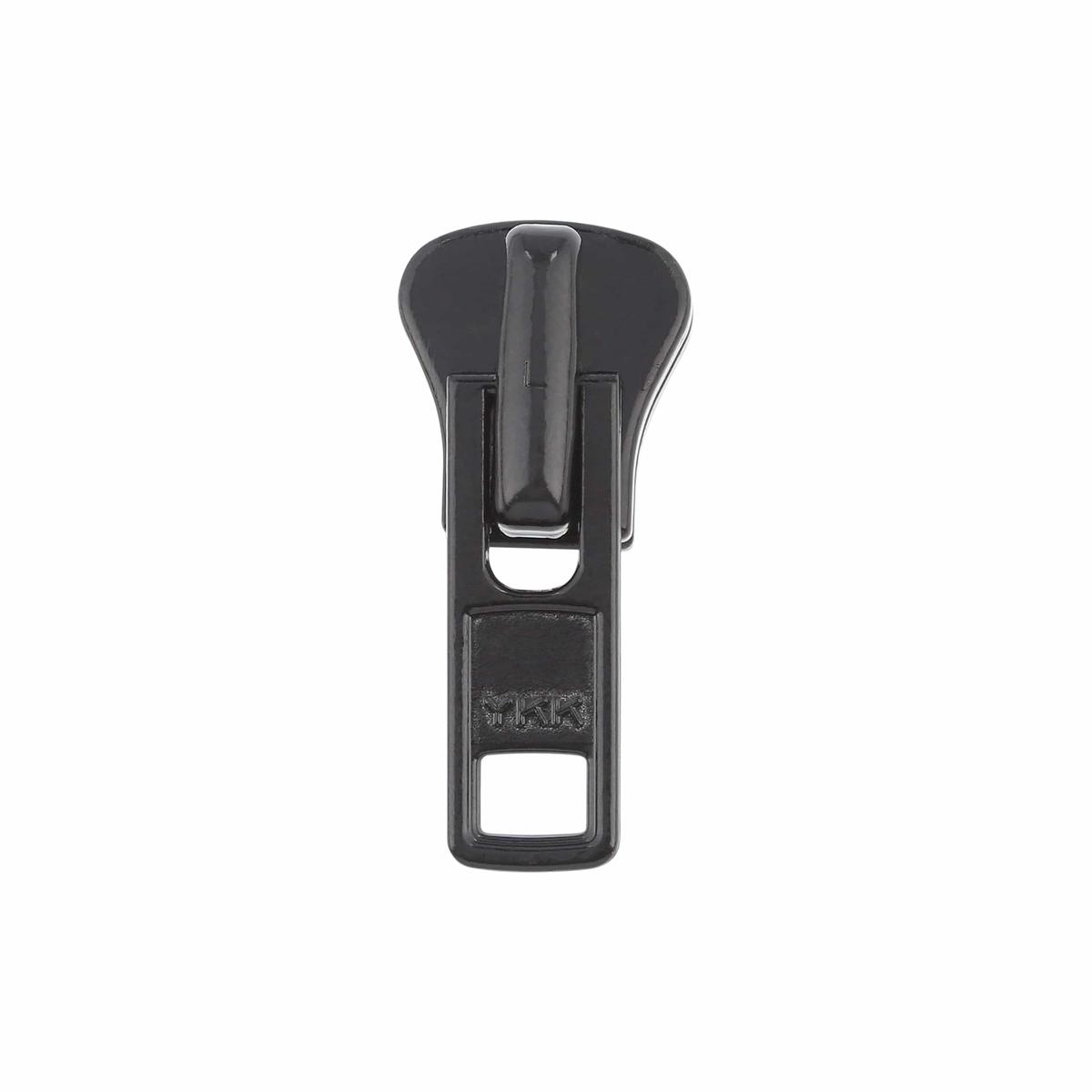 #8 Black, YKK Vislon Auto Lock Zipper Slider, Zinc Alloy