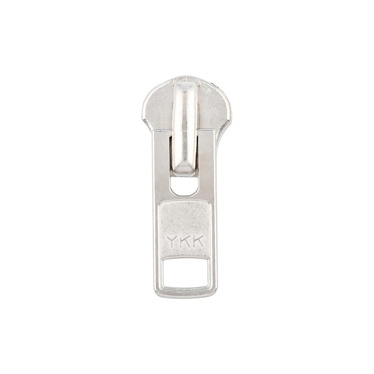 #10 Nickel, Metal, YKK Auto Lock Slider, Zinc Alloy