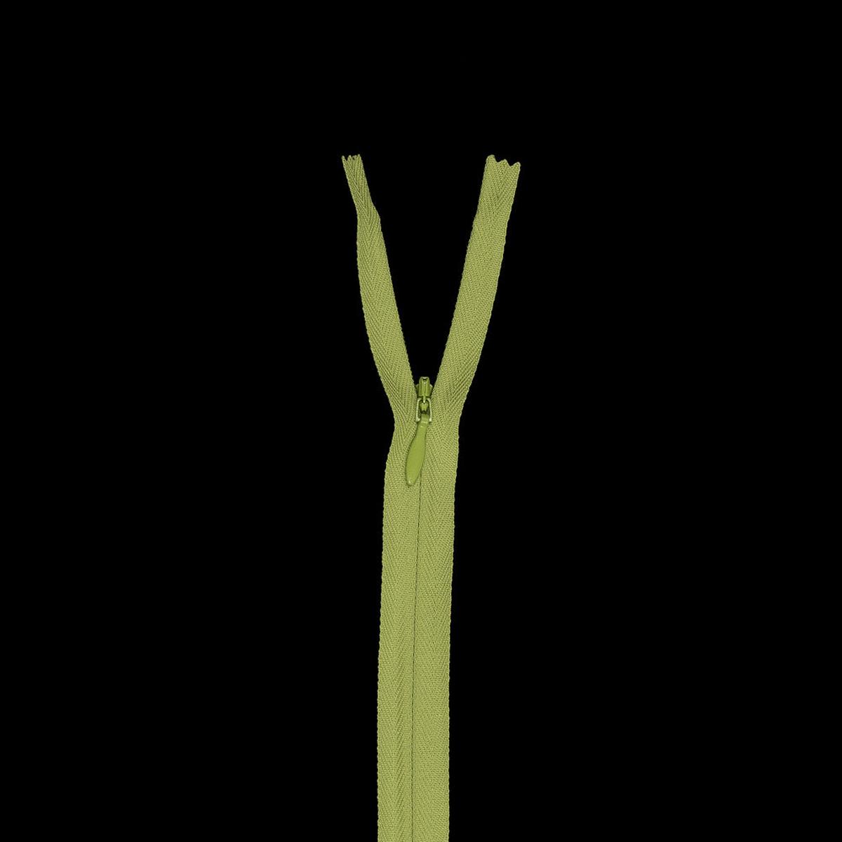 Invisible Zipper 9" by YKK - 875 Bright Chartreuse