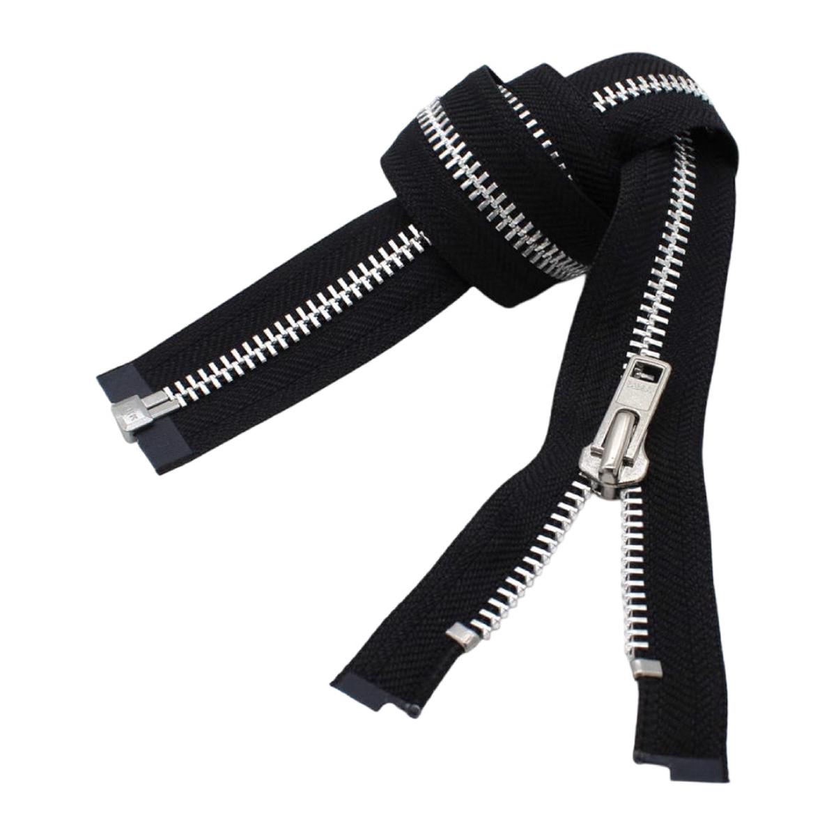 48" YKK #10 Aluminum Separating Zipper