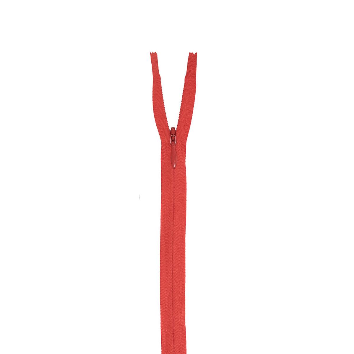 Invisible Zipper 24" by YKK - 200 Medium Orange-Red