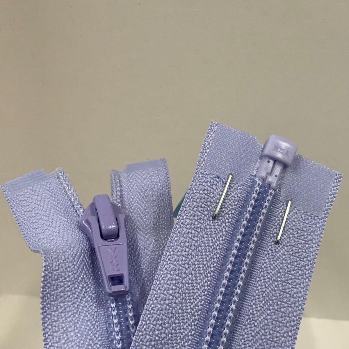 YKK Nylon Open End Zip 30inch Iris (268) - 30