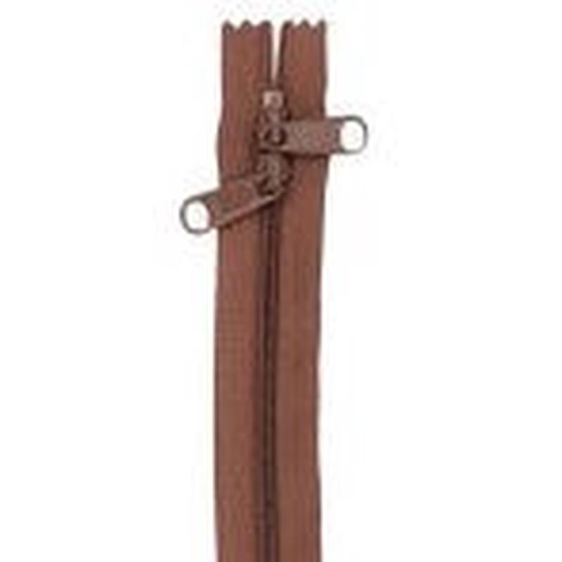 Zipper 30" Double Slide - Seal Brown