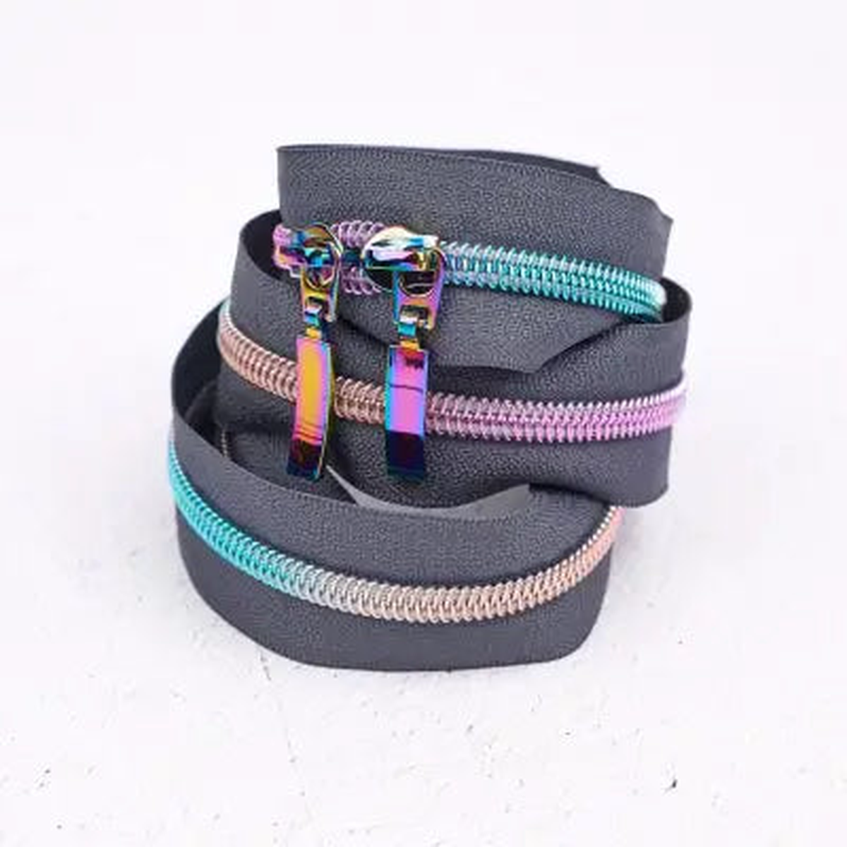 40in Handbag Zipper Aurora Storm