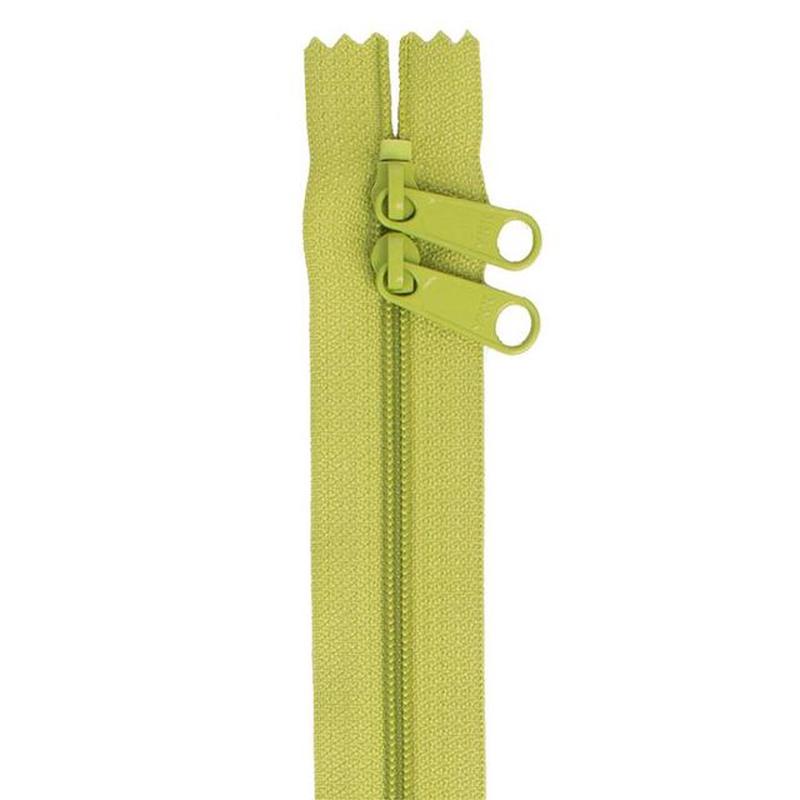 Double Slide Zipper 30'' Apple Green By Annie's BYA-ZIP30-200 1