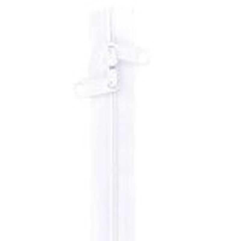 Zipper 24" Single Slide - White