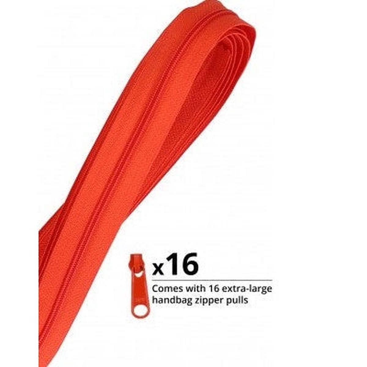 Zippers by the Yard Tangerine