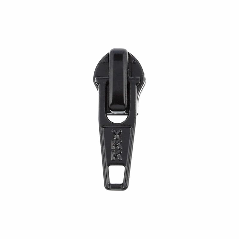 #4.5 Black, Coil, YKK Auto Lock Slider, Zinc Alloy