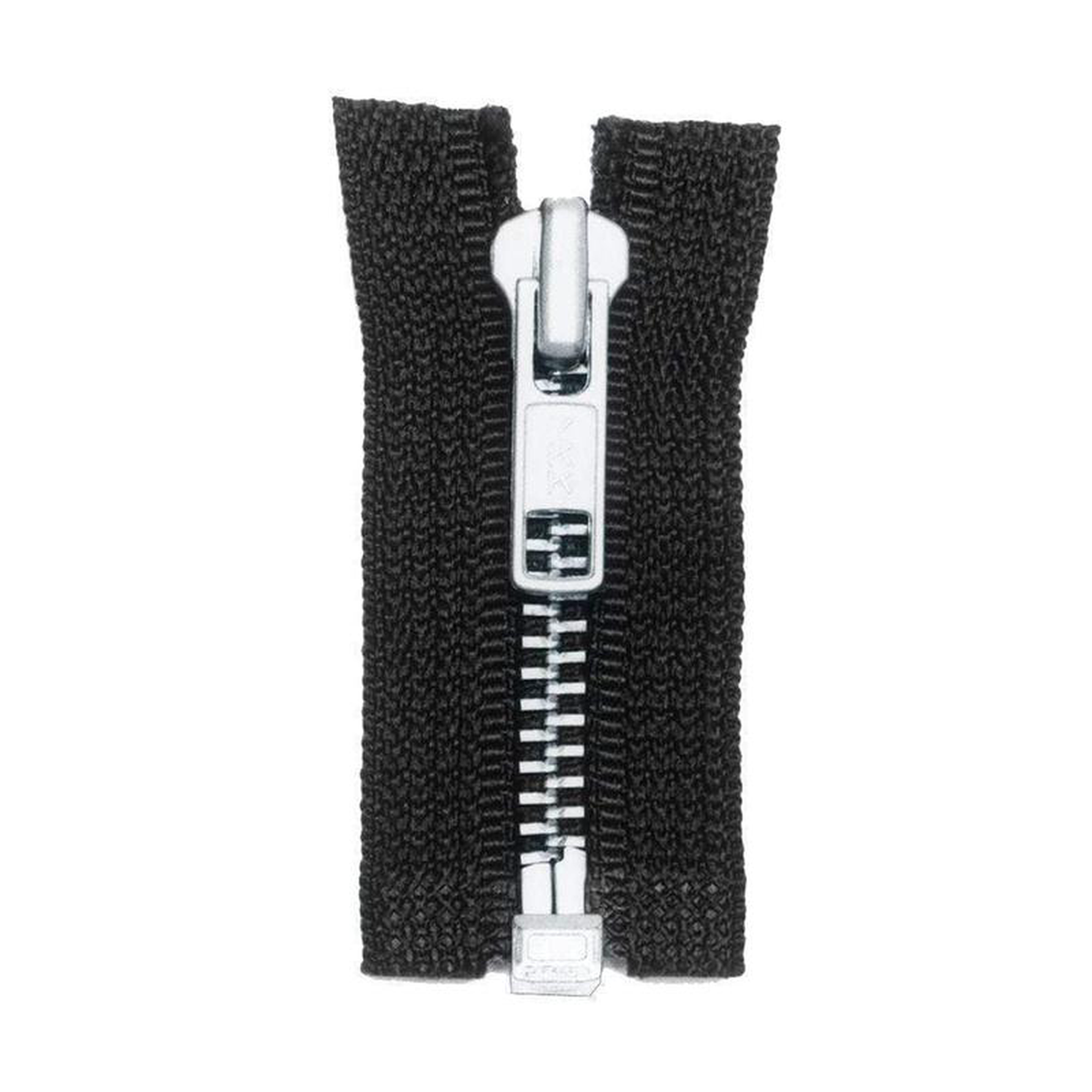 5 Metal Black 368221 YKK Separating Jacket Zipper with Aluminum Teeth