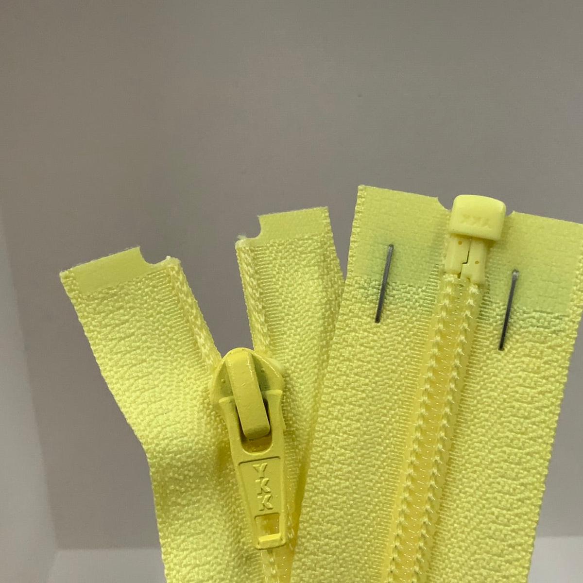 YKK Nylon Open End Zip Lemon (503) - 71cm 28inch