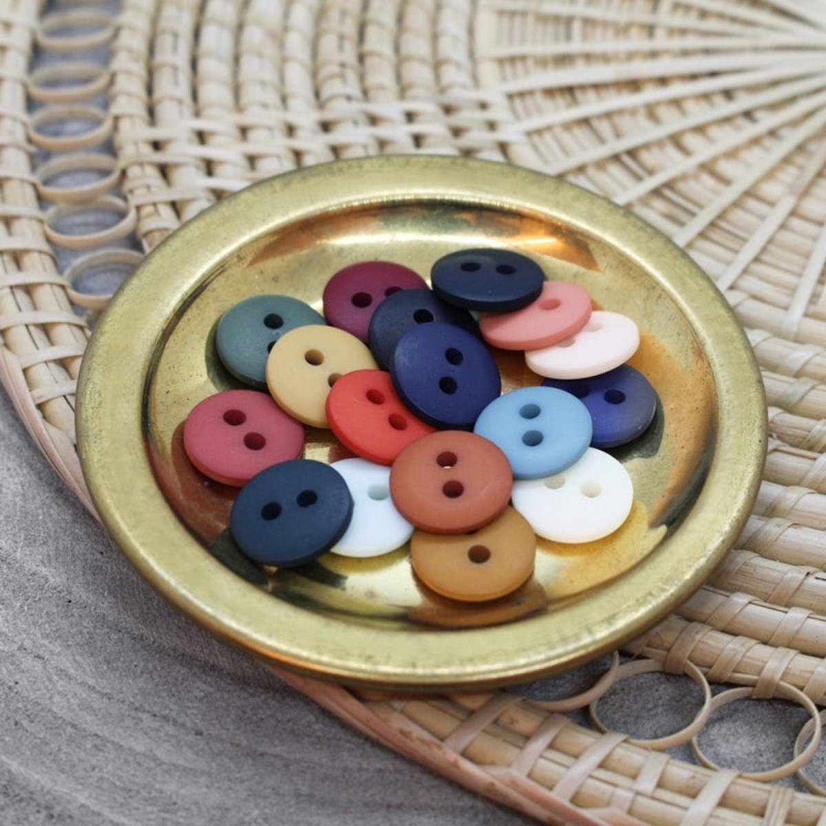 Atelier Brunette Classic Matte 12mm Buttons
