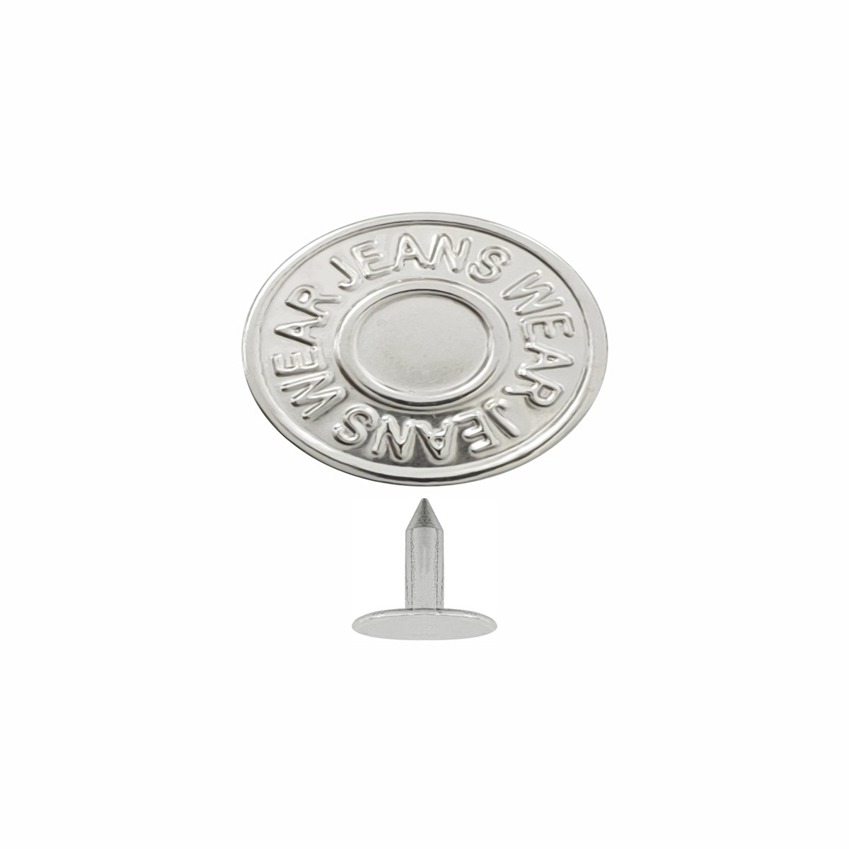 Fashionable Shiny Finish Jeans Buttons for Denim Pants