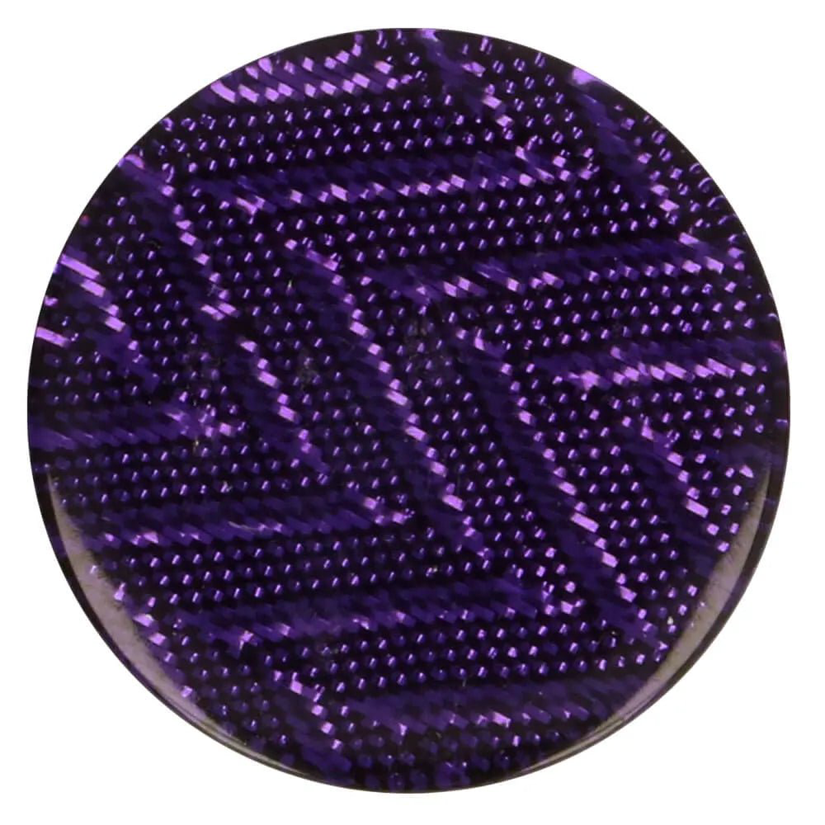 Plastic buttons 25 mm - purple zigzag pattern
