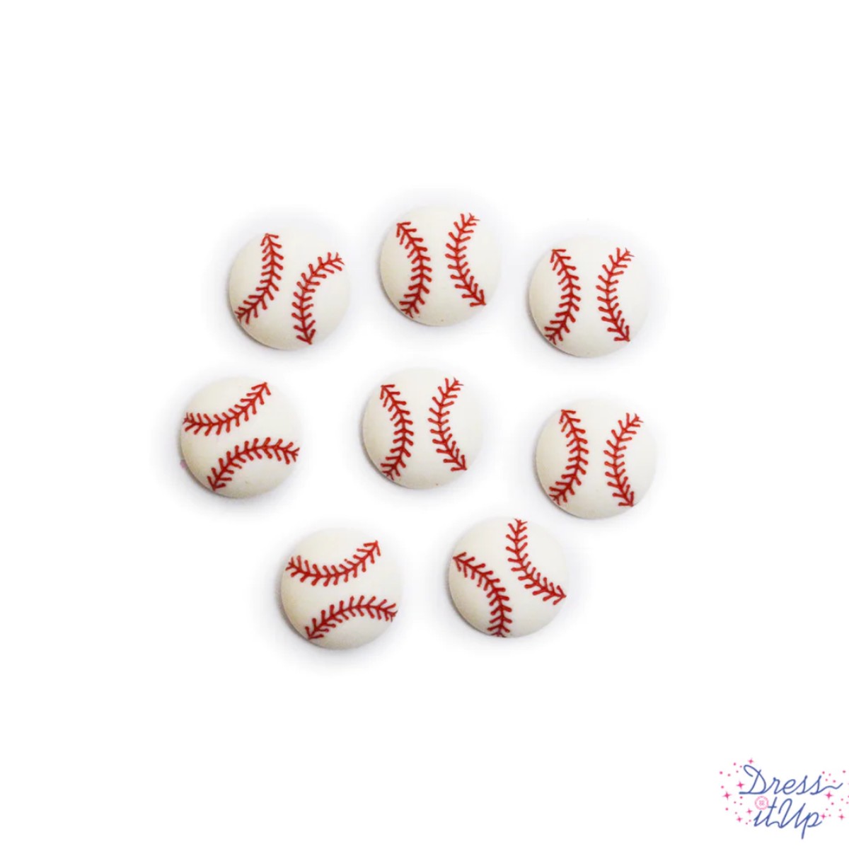 Dress It Up Creative Button Collection, baseballs