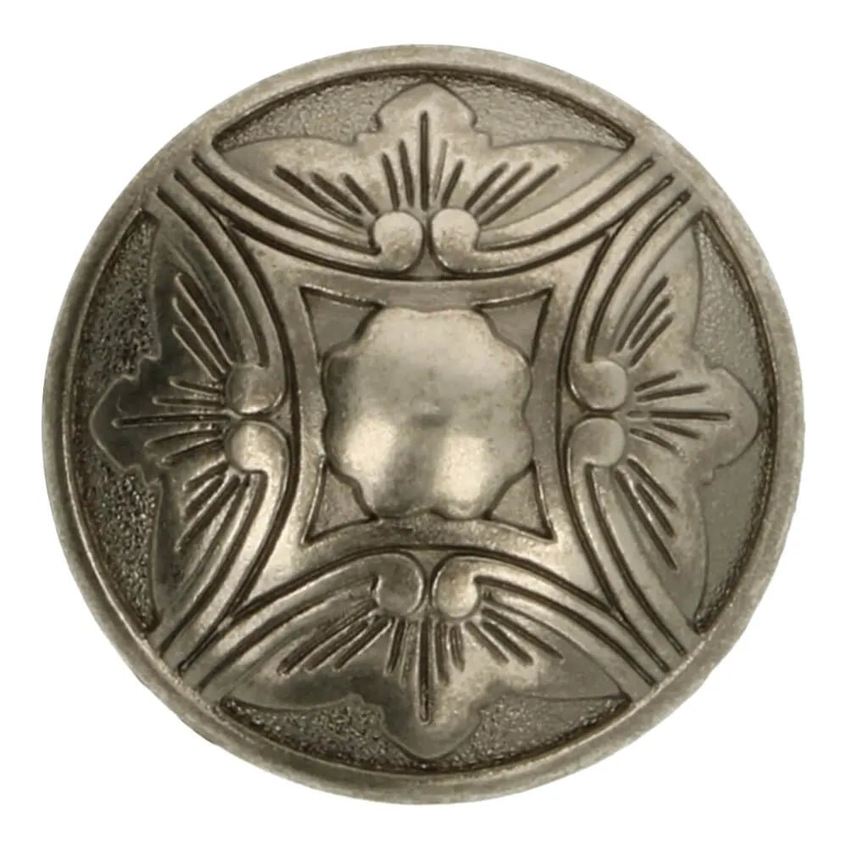 Metal buttons on shank 20 mm - antique metal