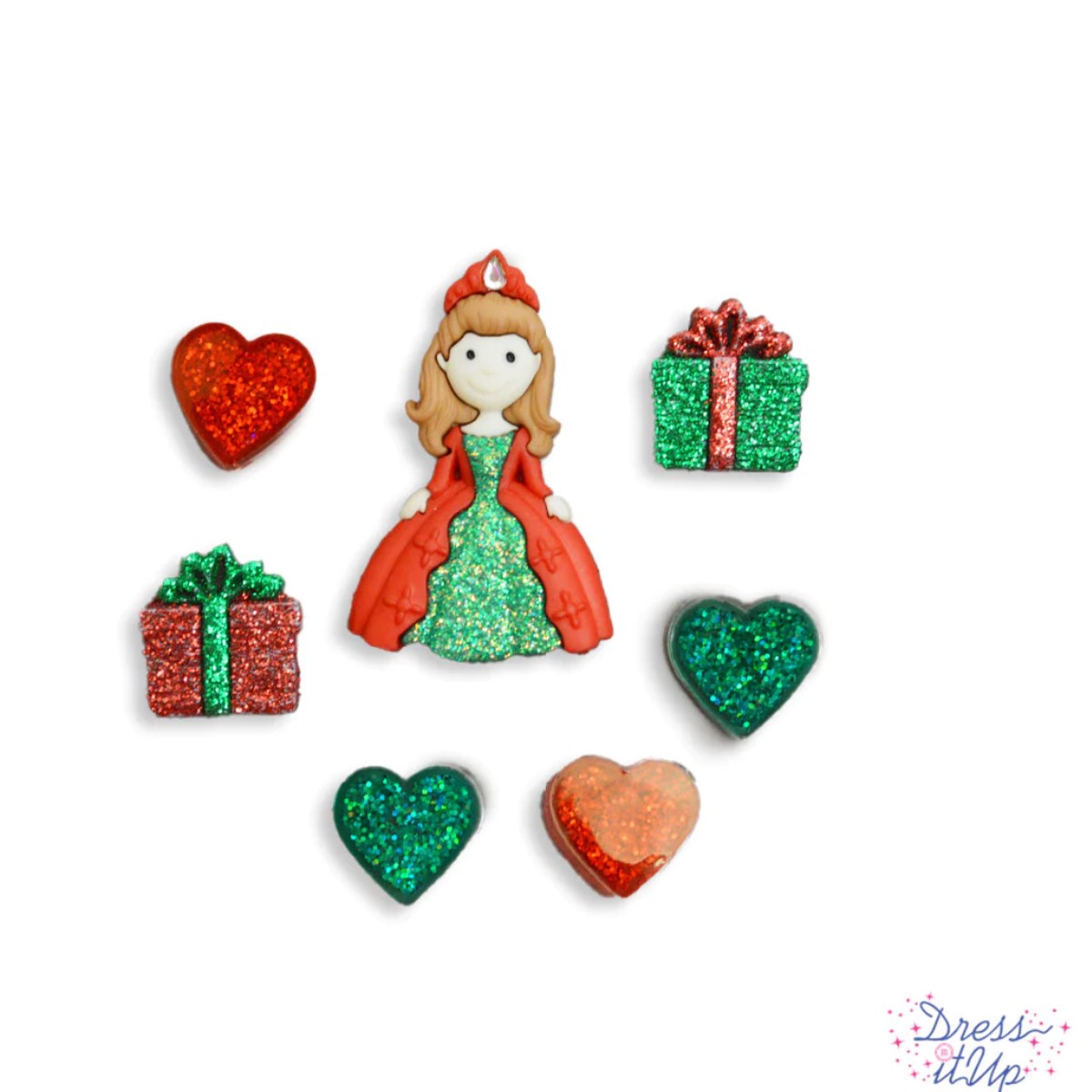 Dress It Up Creative Button Collection, A Princess For Christmas
