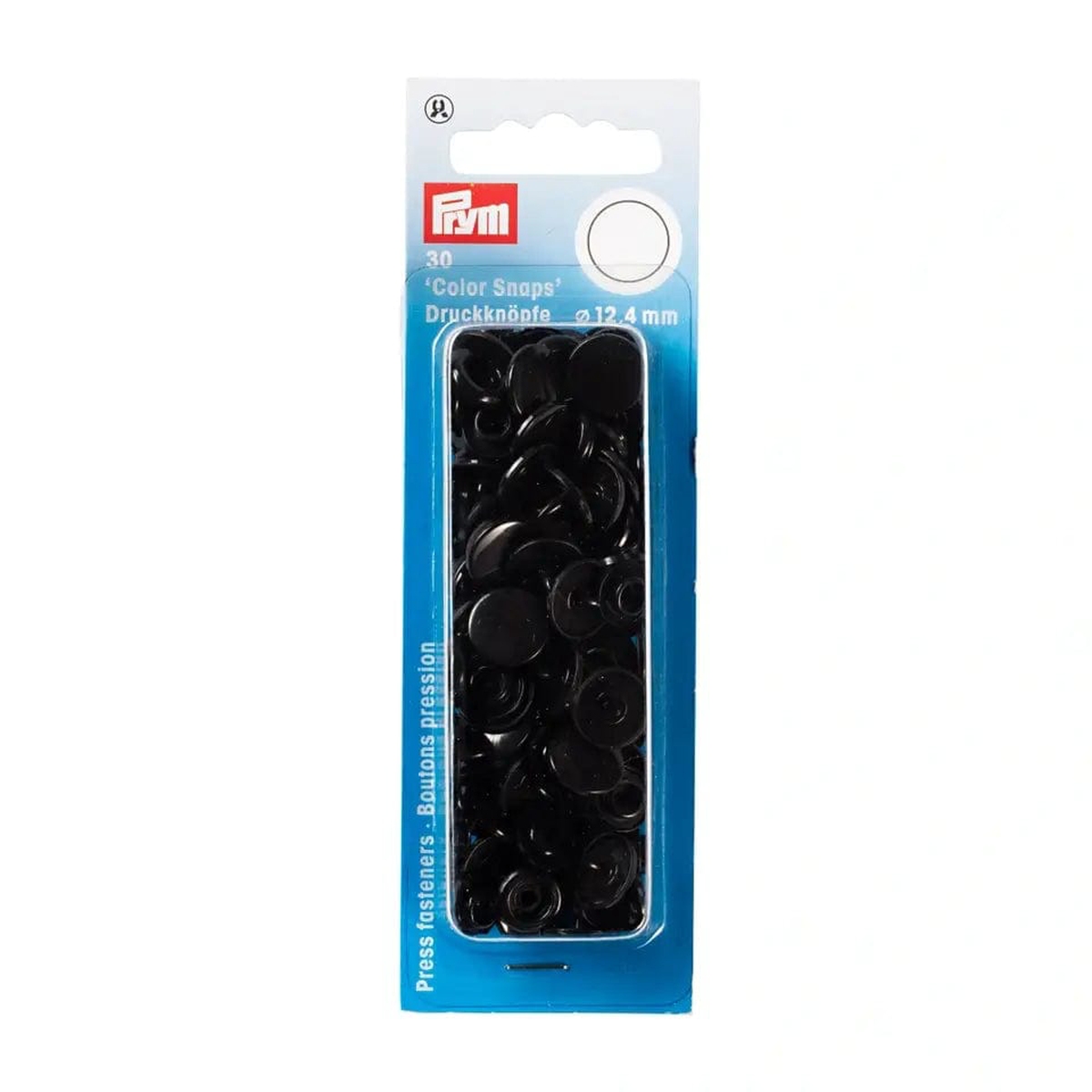PRYM Snap Buttons 12.4 mm 30 pcs-black